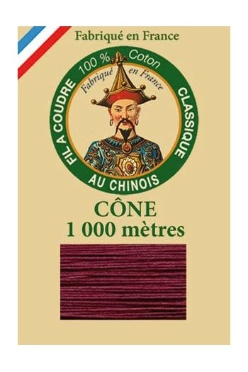 Fil De Coton Petit Cône 6548 Aubergine 1 Fil De Coton Petit Cône 6548 Aubergine