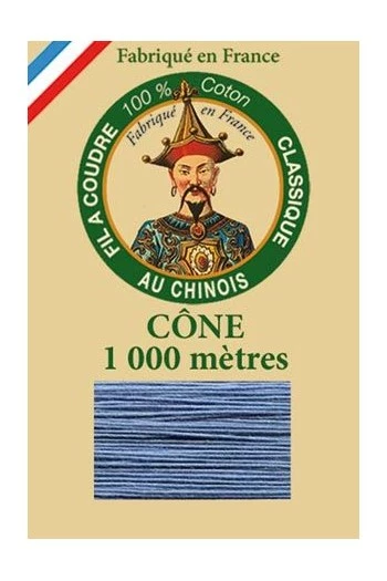 Fil De Coton Petit Cône 6715 Bleu Gris 1 Fil De Coton Petit Cône 6715 Bleu Gris