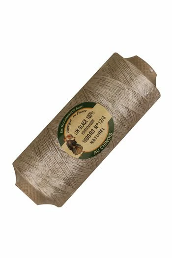 FIl De Lin Retors Glacé Naturel Fusette 12/4 2 FIl De Lin Retors Glacé Naturel Fusette 12/4 – Image 2