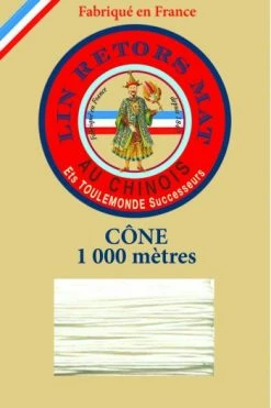 Fil De Lin Retors Mat 12/3 Cone 105 - Naturel