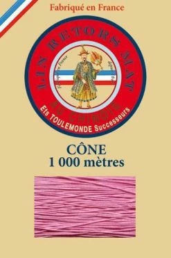 Fil De Lin Retors Mat 12/3 Cone 200 - Bonbon