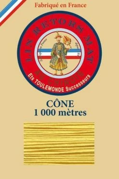 Fil De Lin Retors Mat 12/3 Cone 239 - Poussin