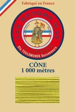 Fil De Lin Retors Mat 12/3 Cone 519 - Anis