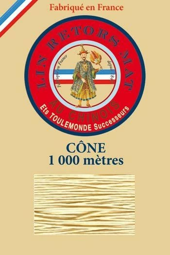 Fil De Lin Retors Mat 12/3 Cone 571 - Bis 1 Fil De Lin Retors Mat 12/3 Cone 571 - Bis