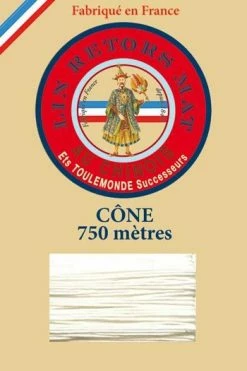 Fil De Lin Retors Mat 12/4 Cone 105 - Naturel