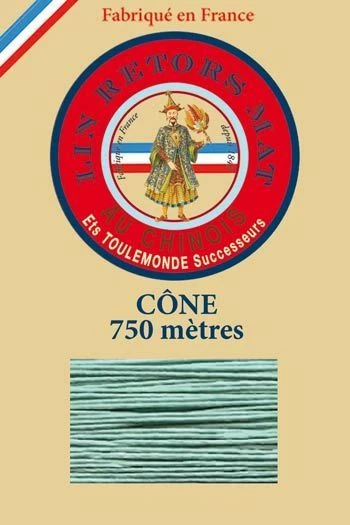 Fil De Lin Retors Mat 12/4 Cone 448 - Jade 1 Fil De Lin Retors Mat 12/4 Cone 448 - Jade