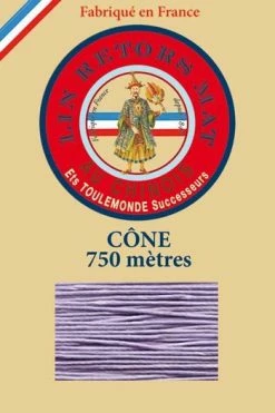 Fil De Lin Retors Mat 12/4 Cone 497 - Mauve