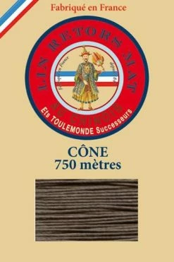 Fil De Lin Retors Mat 12/4 Cone 518 - Taupe