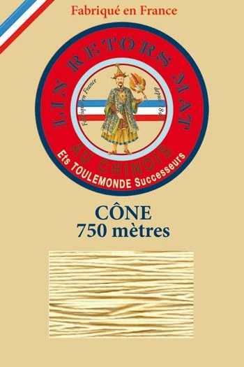 Fil De Lin Retors Mat 12/4 Cone 571 - Bis 1 Fil De Lin Retors Mat 12/4 Cone 571 - Bis