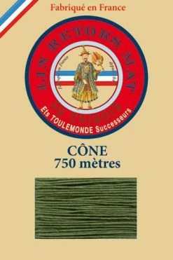 Fil De Lin Retors Mat 12/4 Cone 735 - Chartreuse
