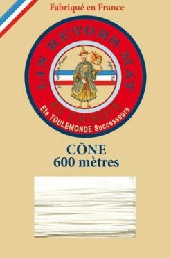 Fil De Lin Retors Mat 12/5 Cone 105 - Naturel