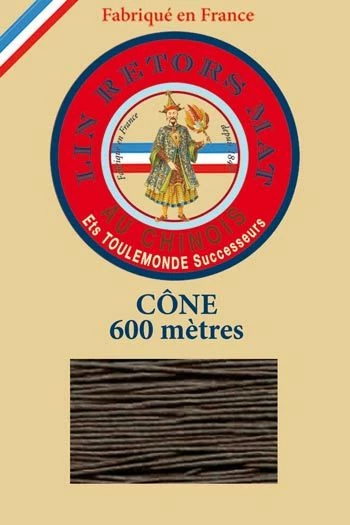 Fil De Lin Retors Mat 12/5 Cone 298 - Lichen 1 Fil De Lin Retors Mat 12/5 Cone 298 - Lichen