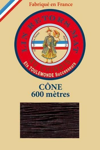 Fil De Lin Retors Mat 12/5 Cone 369 - Terre 1 Fil De Lin Retors Mat 12/5 Cone 369 - Terre