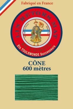 Fil De Lin Retors Mat 12/5 Cone 436 - Gazon