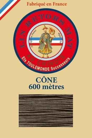 Fil De Lin Retors Mat 12/5 Cone 518 - Taupe 1 Fil De Lin Retors Mat 12/5 Cone 518 - Taupe