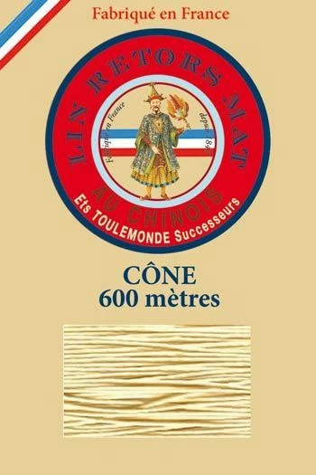 Fil De Lin Retors Mat 12/5 Cone 571 - Bis 1 Fil De Lin Retors Mat 12/5 Cone 571 - Bis