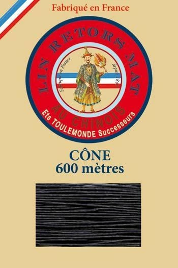 Fil De Lin Retors Mat 12/5 Cone 812 - Marine 1 Fil De Lin Retors Mat 12/5 Cone 812 - Marine