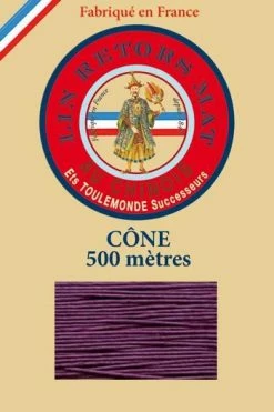 Fil De Lin Retors Mat 12/6 Cone 218 - Violet