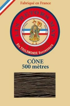 Fil De Lin Retors Mat 12/6 Cone 298 - Lichen