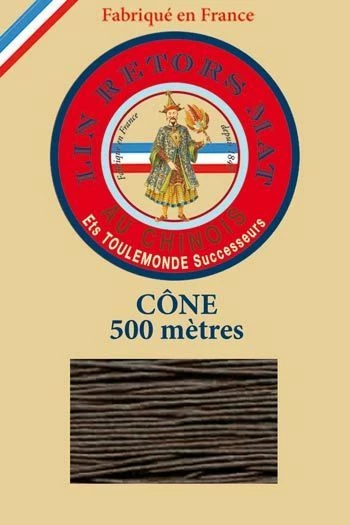 Fil De Lin Retors Mat 12/6 Cone 298 - Lichen 1 Fil De Lin Retors Mat 12/6 Cone 298 - Lichen