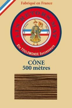 Fil De Lin Retors Mat 12/6 Cone 374 - Bronze