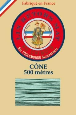 Fil De Lin Retors Mat 12/6 Cone 448 - Jade