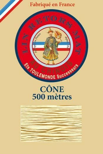 Fil De Lin Retors Mat 12/6 Cone 571 - Bis 1 Fil De Lin Retors Mat 12/6 Cone 571 - Bis