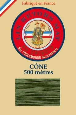 Fil De Lin Retors Mat 12/6 Cone 735 - Chartreuse