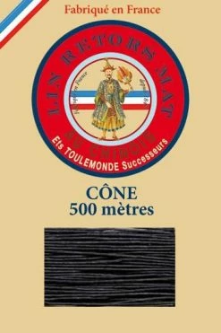 Fil De Lin Retors Mat 12/6 Cone 812 - Marine