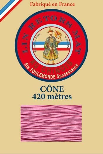 Fil De Lin Retors Mat 12/7 Cone 200 - Bonbon 1 Fil De Lin Retors Mat 12/7 Cone 200 - Bonbon