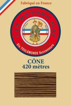 Fil De Lin Retors Mat 12/7 Cone 374 - Bronze