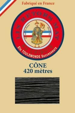 Fil De Lin Retors Mat 12/7 Cone 494 - Sapin