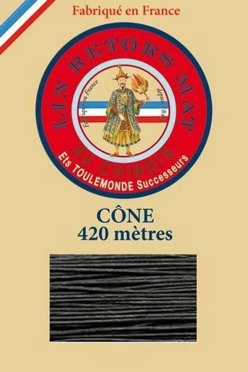 Fil De Lin Retors Mat 12/7 Cone 494 - Sapin 1 Fil De Lin Retors Mat 12/7 Cone 494 - Sapin