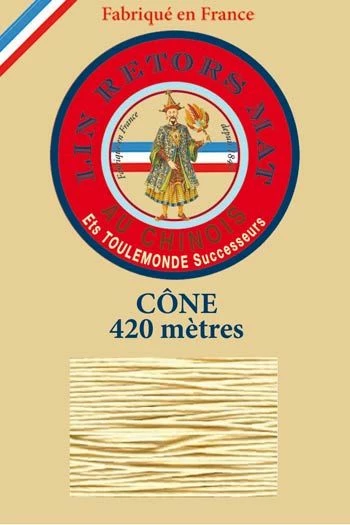 Fil De Lin Retors Mat 12/7 Cone 571 - Bis 1 Fil De Lin Retors Mat 12/7 Cone 571 - Bis