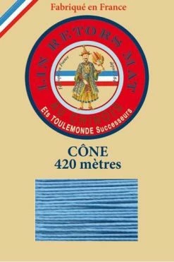 Fil De Lin Retors Mat 12/7 Cone 677 - Turquoise