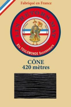 Fil De Lin Retors Mat 12/7 Cone 812 - Marine