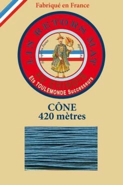 Fil De Lin Retors Mat 12/7 Cone 863 - Canard