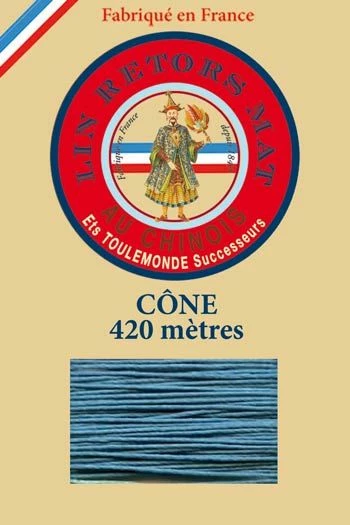 Fil De Lin Retors Mat 12/7 Cone 863 - Canard 1 Fil De Lin Retors Mat 12/7 Cone 863 - Canard