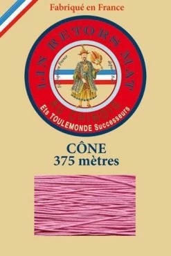 Fil De Lin Retors Mat 12/8 Cone 200 - Bonbon