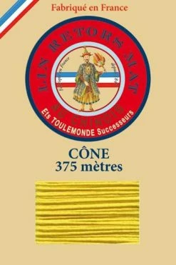 Fil De Lin Retors Mat 12/8 Cone 259 - Soleil