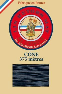 Fil De Lin Retors Mat 12/8 Cone 266 - Bleu