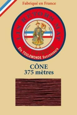 Fil De Lin Retors Mat 12/8 Cone 425 - Brique
