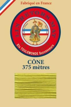 Fil De Lin Retors Mat 12/8 Cone 519 - Anis