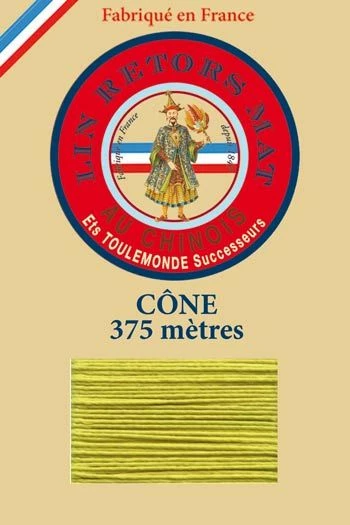 Fil De Lin Retors Mat 12/8 Cone 519 - Anis 1 Fil De Lin Retors Mat 12/8 Cone 519 - Anis