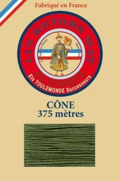 Fil De Lin Retors Mat 12/8 Cone 735 - Chartreuse