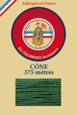 Fil De Lin Retors Mat 12/8 Cone 767 - Vert