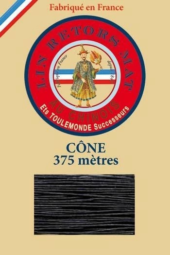 Fil De Lin Retors Mat 12/8 Cone 812 - Marine 1 Fil De Lin Retors Mat 12/8 Cone 812 - Marine