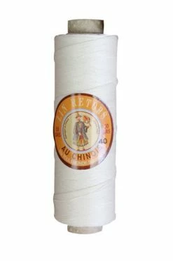 Fil De Lin Retors Reliure Fusette écru N° 40