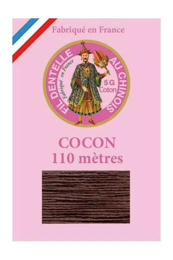 Fil Dentelle Calais Boîte 12 6117 - Marron Foncé 3 Fil Dentelle Calais Boîte 12 6117 - Marron Foncé – Image 3