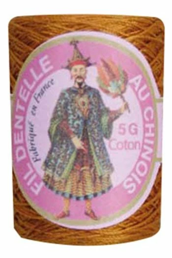 Fil Dentelle Calais Boîte 12 6225 - Ocre Foncé 2 Fil Dentelle Calais Boîte 12 6225 - Ocre Foncé – Image 2